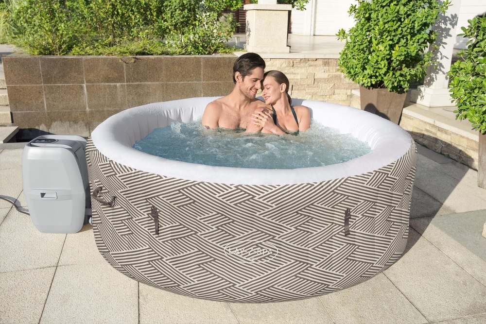 Dmuchane Spa Jacuzzi 4 Osobowe 180 x 66cm Bestway 60055 Dmuchane Spa Jacuzzi 4 Osobowe 180 x 66cm Bestway 60055