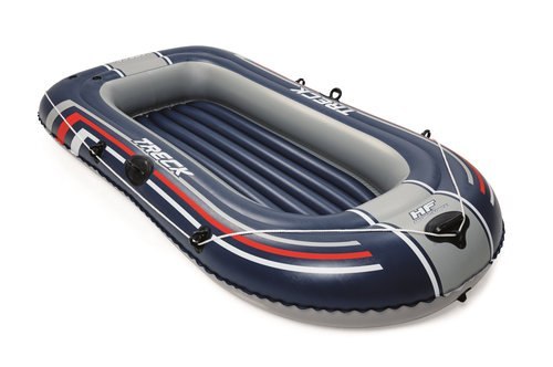 Dmuchany Ponton Niebieski 228cm x 121cm Bestway 61083 Treck X1 Zestaw Dmuchany Ponton Niebieski 228cm x 121cm Bestway 61083 Treck X1 Zestaw