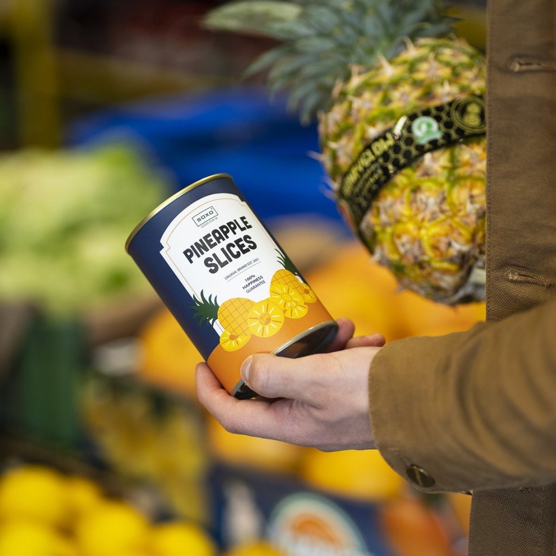 Skarpetki męskie ANANAS w puszce Skarpetki męskie ANANAS w puszce
