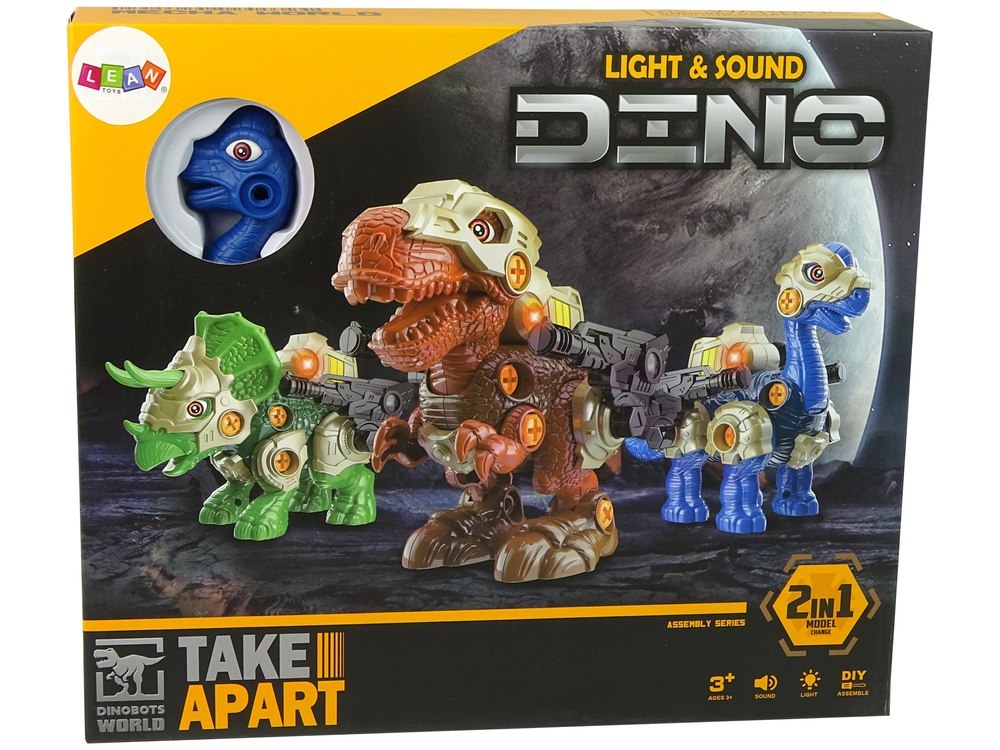 Dinozaur Do Rozkręcania Majsterkowanie Tanystropheus Niebieski Efekty Świetlne Dźwięki Dinozaur Do Rozkręcania Majsterkowanie Tanystropheus Niebieski Efekty Świetlne Dźwięki