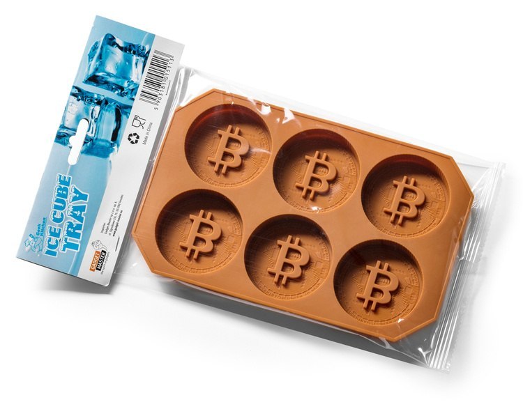 Foremka na lód i czekoladę Bitcoin