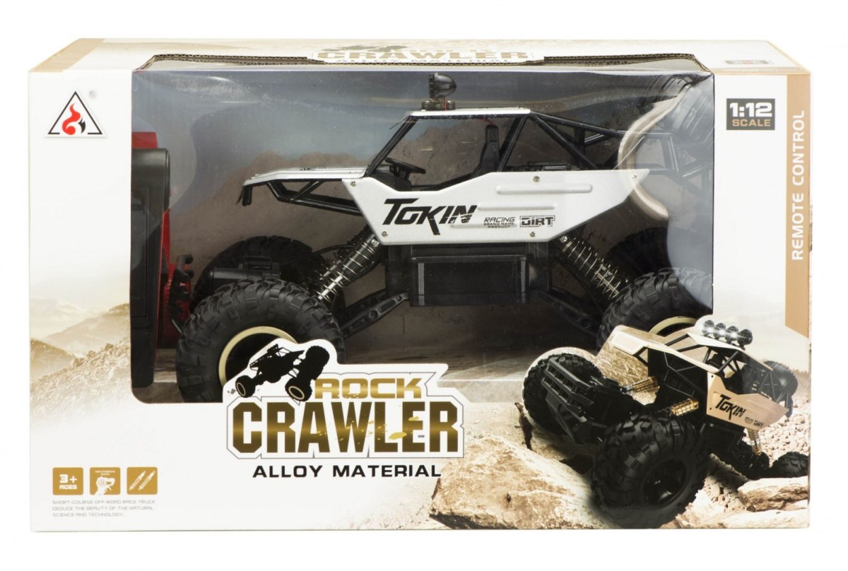 Samochód RC Rock Crawler metalowy 4WD 1:12 Samochód RC Rock Crawler metalowy 4WD 1:12