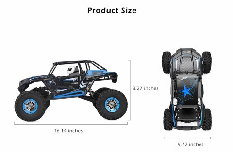 Samochód RC WlToys 10428-B 2.4G 4WD 30km/h 1:10 Samochód RC WlToys 10428-B 2.4G 4WD 30km/h 1:10