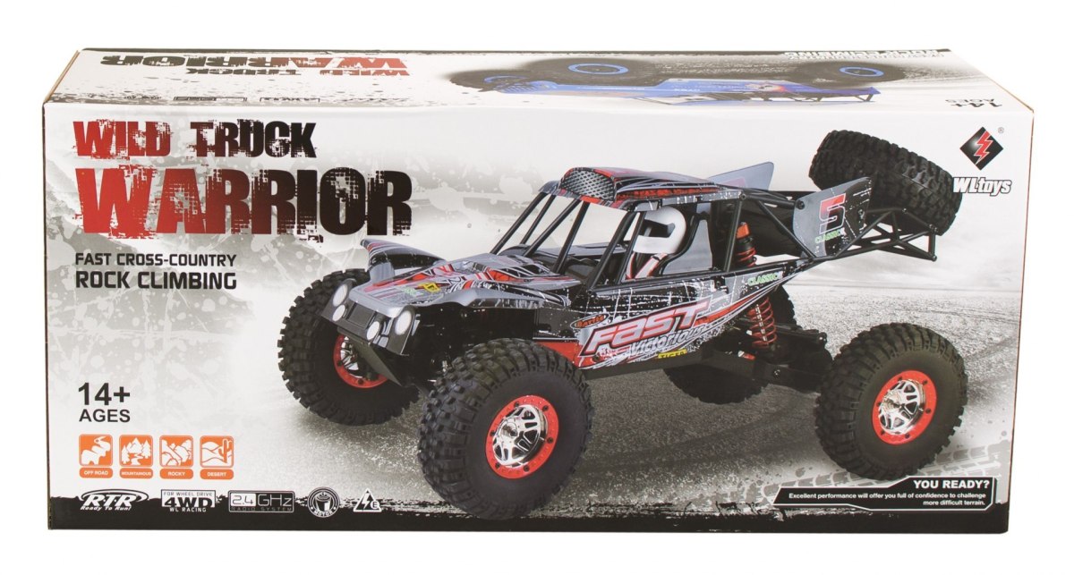 Samochód RC WlToys 10428-B 2.4G 4WD 30km/h 1:10 Samochód RC WlToys 10428-B 2.4G 4WD 30km/h 1:10