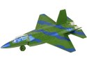 Samolot Wojskowy Odrzutowiec Napęd Światła Dźwięki Zielony