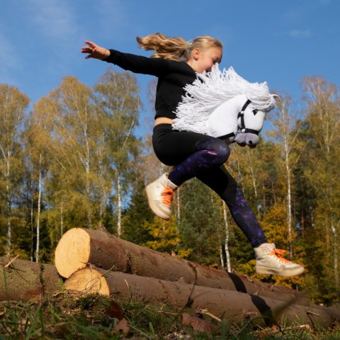 Hobby Horse Skippi - koń na kiju - Szary Hobby Horse Skippi - koń na kiju - Szary