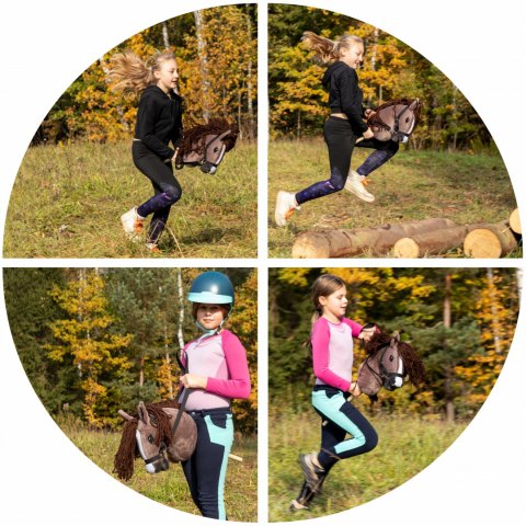 Hobby Horse Skippi - koń na kiju - Szary Hobby Horse Skippi - koń na kiju - Szary