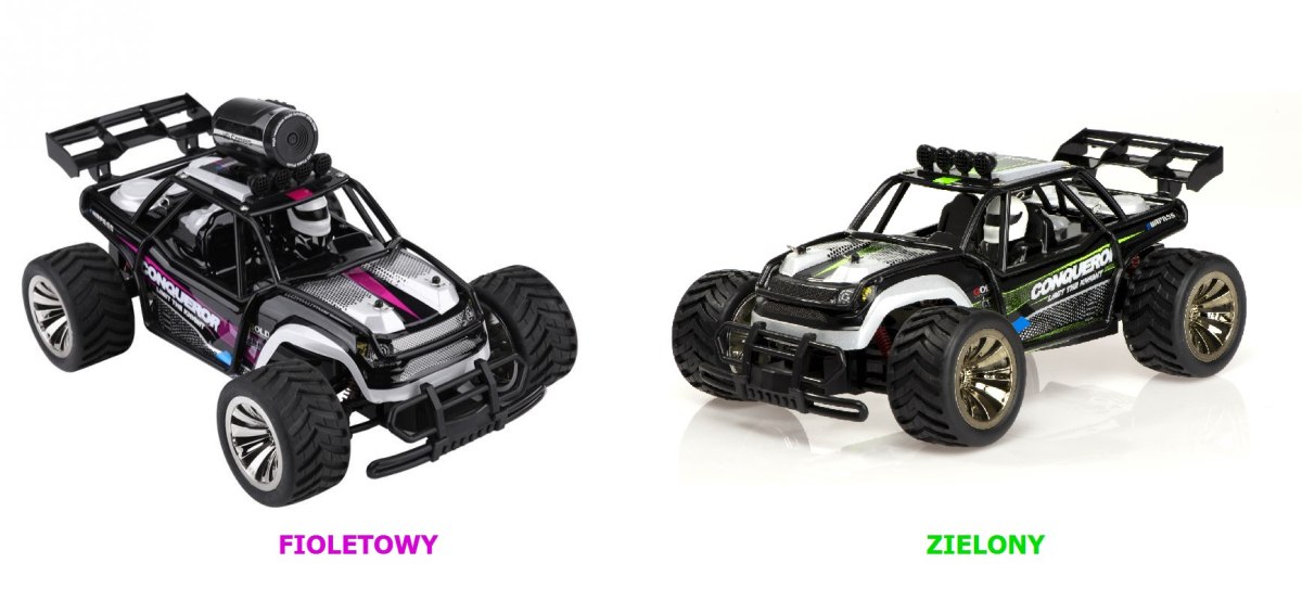 Samochód RC Tracker 2.4Ghz z kamerą FPV HD 720p Samochód RC Tracker 2.4Ghz z kamerą FPV HD 720p