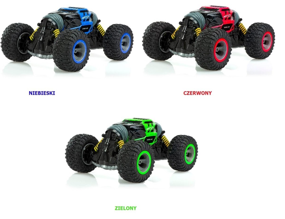 Samochód RC dwustronny z przegubami 2.4Ghz 49cm Samochód RC dwustronny z przegubami 2.4Ghz 49cm