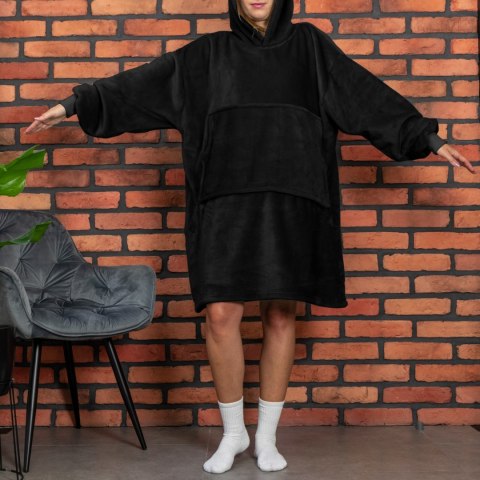 Bluzair - Bluza koc - Czarny Bluzair - Bluza koc - Czarny