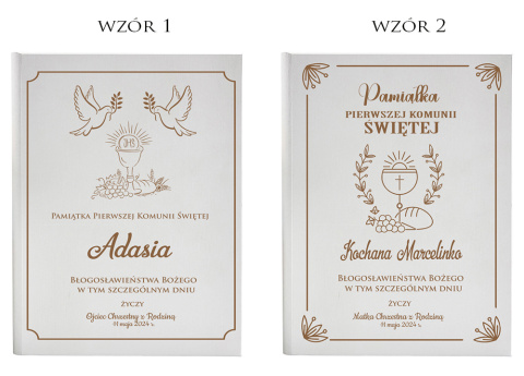 Biblia w drewnianym pudełku Prezent na Komunię - Pamiątka Pierwszej Komunii Świętej Biblia w drewnianym pudełku Prezent na Komunię - Pamiątka Pierwszej Komunii Świętej