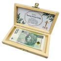 Pudełko na Pieniądze Komunia - Prezent na Komunię Pamiątka Pierwszej Komunii Świętej