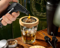 Zestaw barmański shaker do drinków + zestaw do wędzenia whisky 2w1