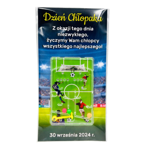 Gra Piłka Nożna + Życzenia - prezent na Dzień Chłopaka Gra Piłka Nożna + Życzenia - prezent na Dzień Chłopaka