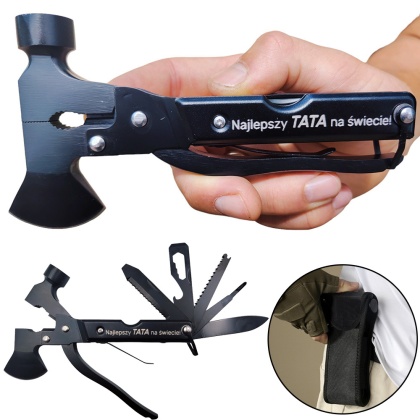 Multitool 17w1 dla Taty - prezent na Dzień Ojca Urodziny Święta