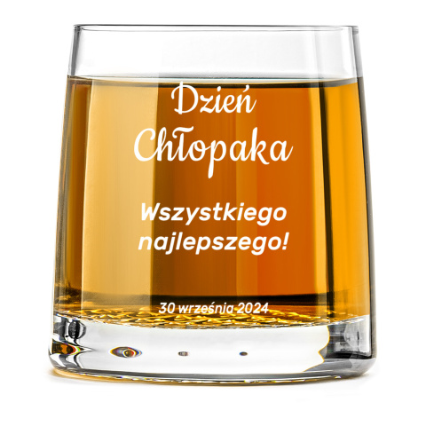 Szklanka do Whisky z grawerem - prezent na Dzień Chłopaka