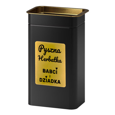Pudełko Puszka na Herbatę Kawę dla Babci i Dziadka - prezent na Dzień Babci i Dziadka Urodziny Święta Pudełko Puszka na Herbatę Kawę dla Babci i Dziadka - prezent na Dzień Babci i Dziadka Urodziny Święta