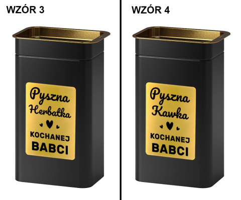 Pudełko Puszka na Herbatę Kawę dla Babci i Dziadka - prezent na Dzień Babci i Dziadka Urodziny Święta Pudełko Puszka na Herbatę Kawę dla Babci i Dziadka - prezent na Dzień Babci i Dziadka Urodziny Święta
