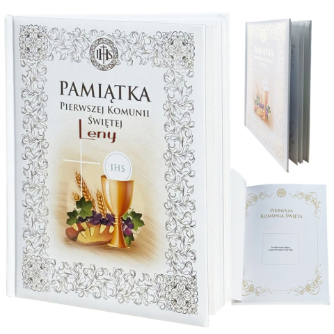 Album na Zdjęcia na Komunię - Pamiątka Pierwszej Komunii Świętej Prezent dla Chłopca Dziewczynki