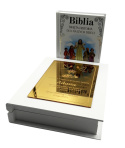 Biblia na Komunię w Ozdobnym Pudełku z Grawerem - Pamiątka Pierwszej Komunii Świętej Prezent na Komunię Biblia na Komunię w Ozdobnym Pudełku z Grawerem - Pamiątka Pierwszej Komunii Świętej Prezent na Komunię