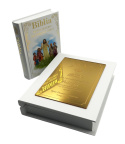 Biblia na Komunię w Ozdobnym Pudełku z Grawerem - Pamiątka Pierwszej Komunii Świętej Prezent na Komunię Biblia na Komunię w Ozdobnym Pudełku z Grawerem - Pamiątka Pierwszej Komunii Świętej Prezent na Komunię
