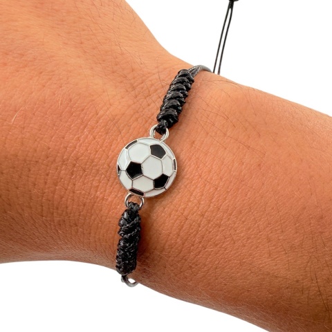 Bransoletka Piłka + Życzenia - Prezent na Dzień Chłopaka Szkoła Przedszkole