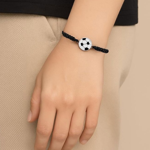 Bransoletka Piłka + Życzenia - Prezent na Dzień Chłopaka Szkoła Przedszkole