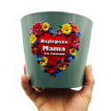 Doniczka Ceramiczna dla Mamy - Prezent na Dzień Mamy Matki Urodziny Święta Doniczka Ceramiczna dla Mamy - Prezent na Dzień Mamy Matki Urodziny Święta