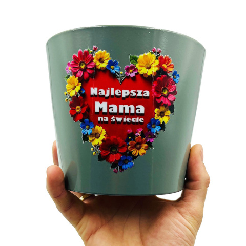 Doniczka Ceramiczna dla Mamy - Prezent na Dzień Mamy Matki Urodziny Święta Doniczka Ceramiczna dla Mamy - Prezent na Dzień Mamy Matki Urodziny Święta