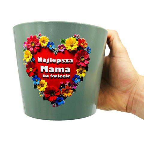 Doniczka Ceramiczna dla Mamy - Prezent na Dzień Mamy Matki Urodziny Święta Doniczka Ceramiczna dla Mamy - Prezent na Dzień Mamy Matki Urodziny Święta