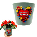 Doniczka Ceramiczna dla Mamy - Prezent na Dzień Mamy Matki Urodziny Święta Doniczka Ceramiczna dla Mamy - Prezent na Dzień Mamy Matki Urodziny Święta