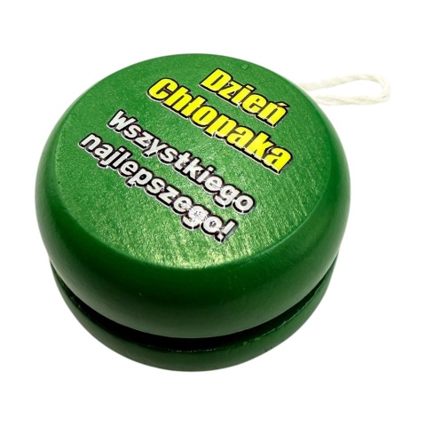 Drewniane JOJO z nadrukiem - prezent na Dzień Chłopaka Szkoła Przedszkole