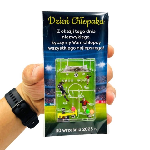 Gra Piłka Nożna + Życzenia - prezent na Dzień Chłopaka
