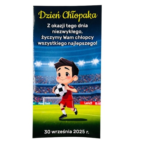 Gra Piłka Nożna + Życzenia - prezent na Dzień Chłopaka