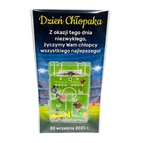 Gra Piłka Nożna + Życzenia - prezent na Dzień Chłopaka