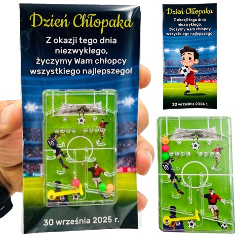 Gra Piłka Nożna + Życzenia - prezent na Dzień Chłopaka