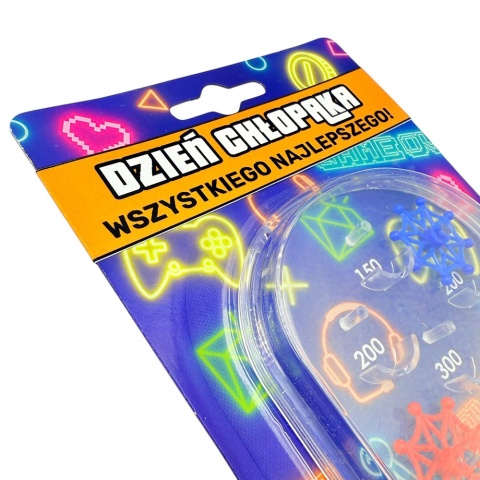 Gra Zręcznościowa Pinball - Prezent na Dzień Chłopaka dla Fana Gier szkoła przedszkole