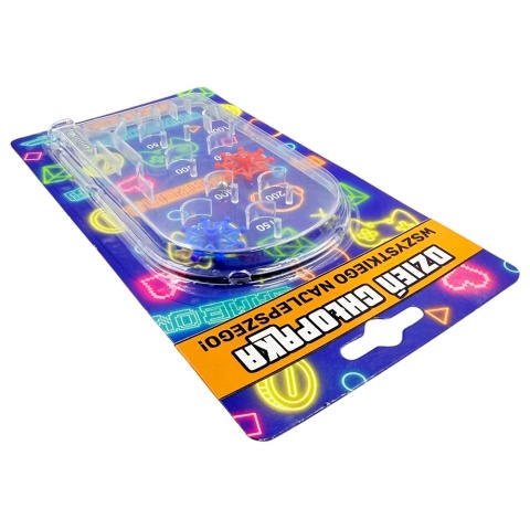 Gra Zręcznościowa Pinball - Prezent na Dzień Chłopaka dla Fana Gier szkoła przedszkole