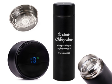 Kubek Termiczny 500 ml z Grawerem - prezent na Dzień Chłopaka Szkoła Praca