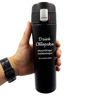 Kubek Termiczny 500ml z Grawerem - prezent na Dzień Chłopaka Szkoła Praca