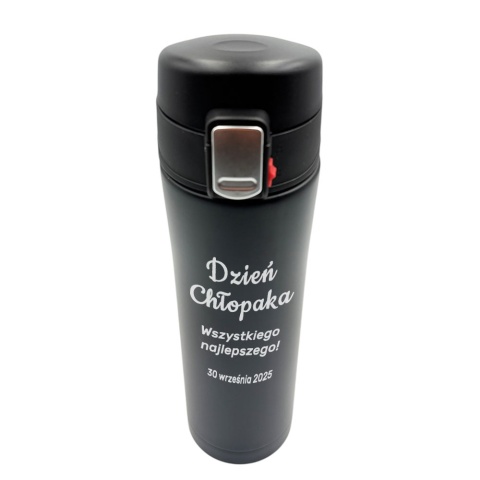 Kubek Termiczny 500ml z Grawerem - prezent na Dzień Chłopaka Szkoła Praca