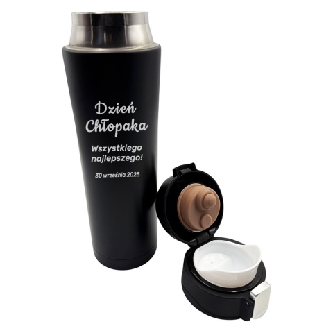Kubek Termiczny 500ml z Grawerem - prezent na Dzień Chłopaka Szkoła Praca