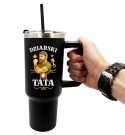 Kubek Termiczny XXL 1,2L Dziarski Tata - prezent dla Taty na Dzień Ojca Urodziny Święta Kubek Termiczny XXL 1,2L Dziarski Tata - prezent dla Taty na Dzień Ojca Urodziny Święta