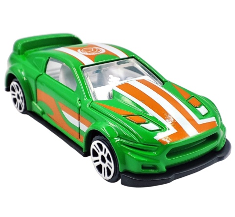 Metalowy Resorak Autko + Życzenia - Prezent na Dzień Chłopaka Przedszkole Szkoła Samochodzik