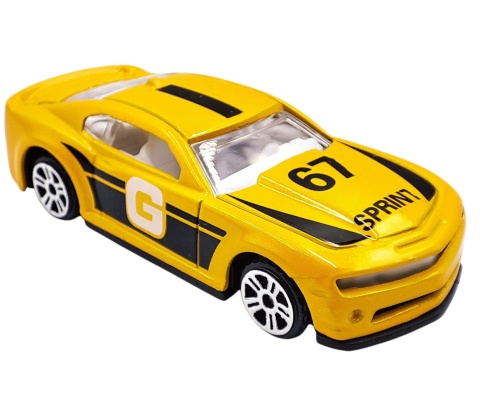 Metalowy Resorak Autko + Życzenia - Prezent na Dzień Chłopaka Przedszkole Szkoła Samochodzik