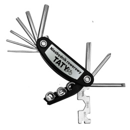 Multitool Rowerowy 16w1 z Grawerem dla Taty - Prezent na Dzień Ojca Święta Urodziny