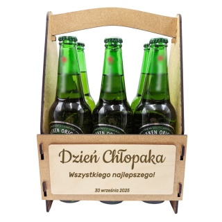 Nosidło na Piwo z Grawerem - Prezent na Dzień Chłopaka dla kolegi z pracy