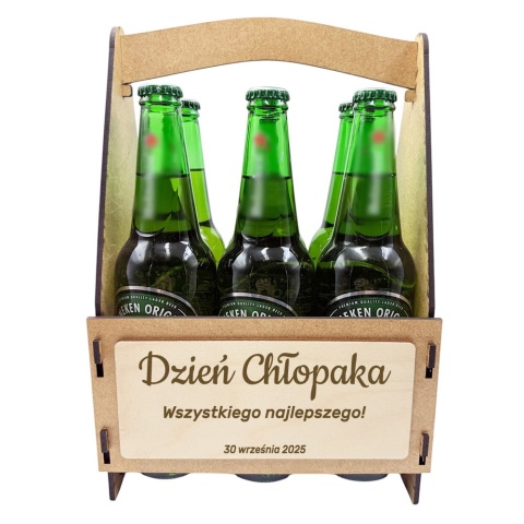 Nosidło na Piwo z Grawerem - Prezent na Dzień Chłopaka dla kolegi z pracy