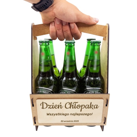 Nosidło na Piwo z Grawerem - Prezent na Dzień Chłopaka dla kolegi z pracy