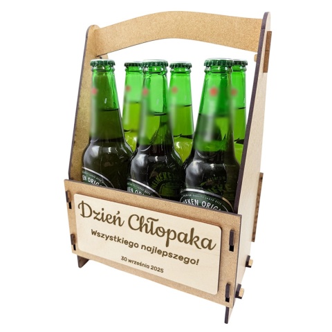 Nosidło na Piwo z Grawerem - Prezent na Dzień Chłopaka dla kolegi z pracy